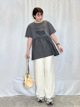 「Lee（リー）のアイテム（バッグ）」を使った、ネリさん（レディース・162cm）の春コーディネート