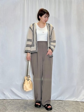 「Lee（リー）のアイテム（バッグ）」を使った、ネリさん（レディース・162cm）の春コーディネート