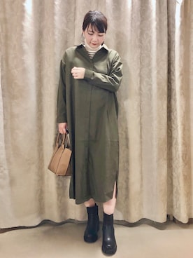 「チェルシーブーツ」｜ネリさん（レディース・162cm）の秋コーディネート