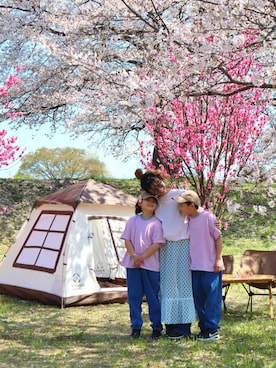 「pairmanon（ペアマノン）のアイテム」を使った、non0910さん（レディース・158cm）の春コーディネート