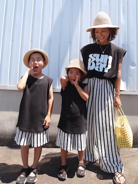 non0910さん（レディース・158cm）の夏コーディネート