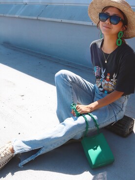 non0910さん(レディース・158cm)の夏コーディネート