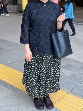 「tricot COMME des GARCONS（トリココムデギャルソン）のアイテム」を使った、 bleuetさん（レディース・153cm）の秋コーディネート
