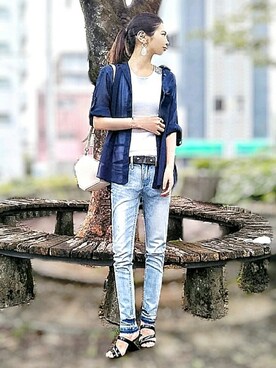 小物でアクセント のレディース人気ファッションコーディネート Wear