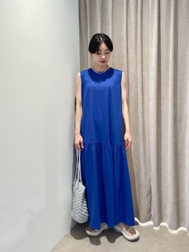 「アイテム（ワンピース/ドレス）」を使った、山田（yamada）さん（レディース・151cm）の夏コーディネート