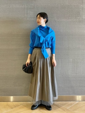 「HELOYSE（エロイーズ）のアイテム」を使った、山田（yamada）さん（レディース・151cm）の秋コーディネート