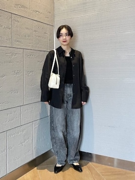 「green label relaxing（グリーンレーベルリラクシング）のアイテム（パンプス）」を使った、山田（yamada）さん（レディース・151cm）の秋コーディネート