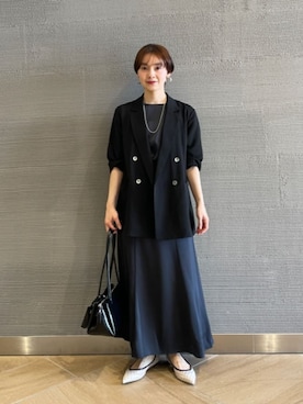 「green label relaxing（グリーンレーベルリラクシング）のアイテム」を使った、山田（yamada）さん（レディース・151cm）の春コーディネート