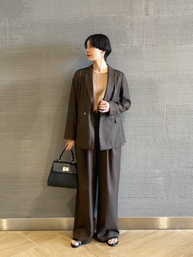 「ビジネススタイル」｜山田（yamada）さん（レディース・151cm）の夏コーディネート