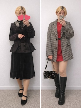 「COACH（コーチ）のアイテム」を使った、あとでさん（レディース・158cm）の冬コーディネート