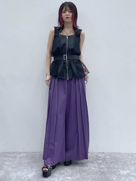 「アイテム（その他トップス）」を使った、Ayumiさん（レディース・158cm・20代）の夏コーディネート