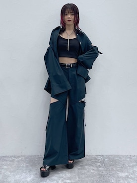 「HARE（ハレ）のアイテム」を使った、Ayumiさん（骨格ナチュラル・レディース・158cm）の夏コーディネート