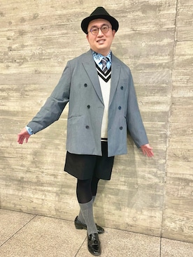 「HARE（ハレ）のアイテム（トップス）」を使った、piavocomusoさん（メンズ・172cm）の春コーディネート