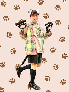 「ABC-MART（エービーシーマート）のアイテム」を使った、piavocomusoさん（メンズ・172cm）の夏コーディネート