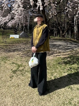 「UNIQLO（ユニクロ）のアイテム（Tシャツ/カットソー）」を使った、ガンコちゃんさん（メンズ・175cm）の秋コーディネート
