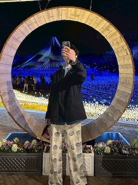 「Lee（リー）のアイテム（ジャケット/アウター）」を使った、ガンコちゃんさん（メンズ・175cm）の春コーディネート