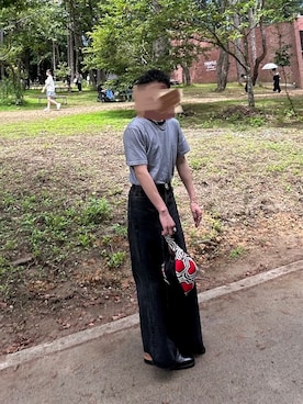 「アイテム（ハンドバッグ）」を使った、ガンコちゃんさん（メンズ・175cm）の秋コーディネート