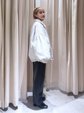 「アイテム（ブルゾン）」を使った、YUURIさん（レディース・146cm・20代）の春コーディネート