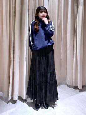 「アイテム（ブルゾン）」を使った、YUURIさん（レディース・146cm・20代）の冬コーディネート