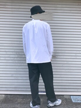 「RUUBON（ルーボン）のアイテム（その他パンツ）」を使った、りゅうさん（メンズ・172cm）の秋コーディネート