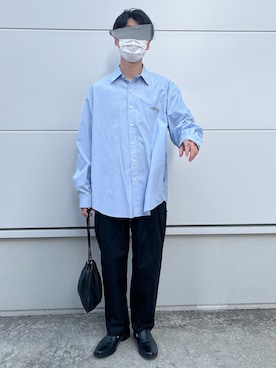 「RUUBON（ルーボン）のアイテム（その他パンツ）」を使った、りゅうさん（メンズ・172cm）の夏コーディネート