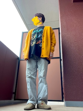 「アイテム（カーディガン/ボレロ、その他）」を使った、きんぎょさん（レディース・158cm）の秋コーディネート