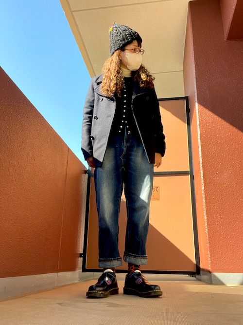 【MARGARET HOWELL】ピーコート XL ネイビー MARGARET HOWELL】ピーコート XL ネイビー マーガレットハウエル