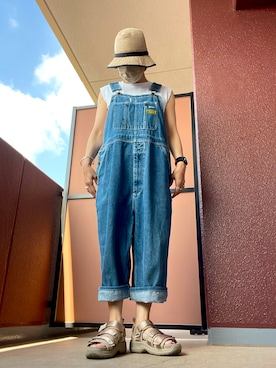 「アイテム（オールインワン・サロペット）」を使った、きんぎょさん（レディース・158cm）の夏コーディネート