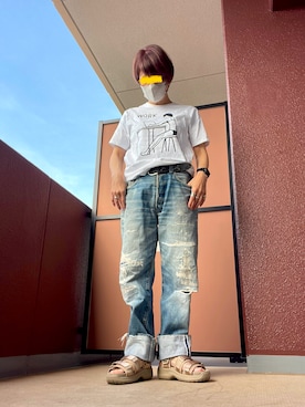 「アイテム（サンダル、その他）」を使った、きんぎょさん（レディース・158cm）の夏コーディネート
