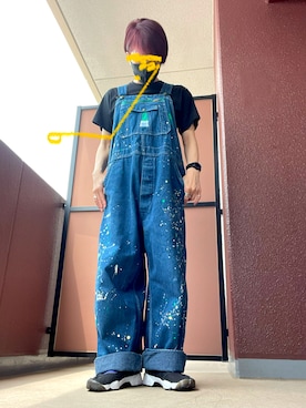 「アイテム（オールインワン・サロペット）」を使った、きんぎょさん（レディース・158cm）の夏コーディネート