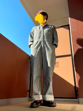 「アイテム（オールインワン・サロペット）」を使った、きんぎょさん（レディース・158cm）の秋コーディネート