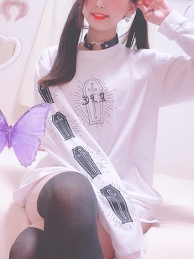 「REFLEM（レフレム）のアイテム（トップス）」を使った、Ainoさん（レディース・161cm）の春コーディネート