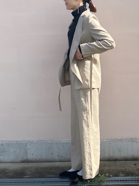「卒業式コーデ」｜「アイテム（バレエシューズ）」を使った、nicomaruさん（レディース・162cm）の春コーディネート