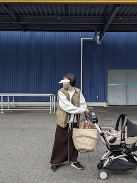 「adidas by Stella McCartney（アディダスバイステラマッカートニー）のアイテム（シューズ）」を使った、myayさん（レディース・158cm）の春コーディネート