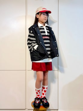 なな✿こうさん（キッズ・132cm）の秋コーディネート