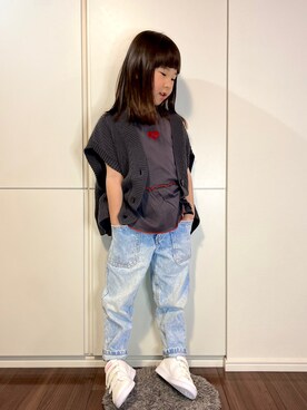 なな✿こうさん（キッズ・110cm）の春コーディネート