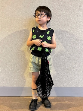「アイテム（ブーツ）」を使った、なな✿こうさん（キッズ・110cm）の夏コーディネート
