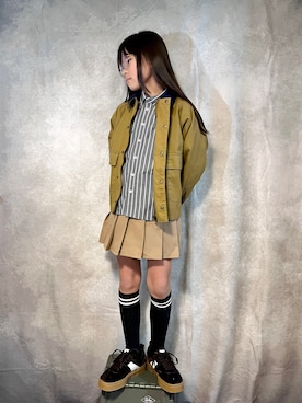 「アイテム（その他アウター）」を使った、なな✿こうさん（キッズ・129cm）の秋コーディネート