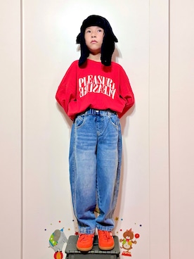 「PUMA(プーマ)のアイテム」を使った、なな✿こうさん(キッズ・128cm)の秋コーディネート