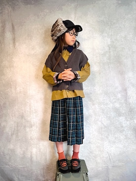 「アイテム（ジャケット/アウター）」を使った、なな✿こうさん（キッズ・129cm）の秋コーディネート