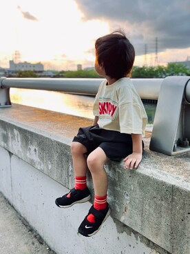 「アイテム（その他）」を使った、なな✿こうさん（キッズ・100cm）の春コーディネート