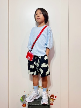 「アイテム（財布）」を使った、なな✿こうさん（キッズ・128cm）の夏コーディネート