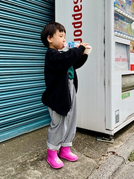 「アイテム（その他）」を使った、なな✿こうさん（キッズ・100cm）の春コーディネート