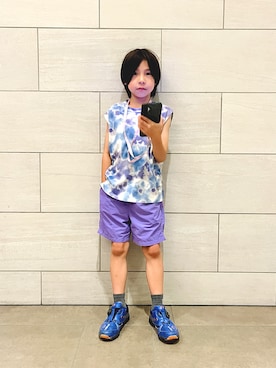 「devirock（デビロック）のアイテム」を使った、なな✿こうさん（キッズ・132cm）の春コーディネート