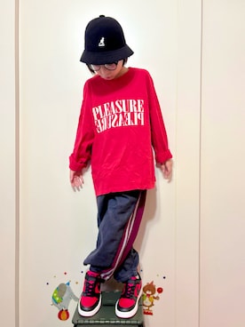 「アイテム（トップス）」を使った、なな✿こうさん（キッズ・128cm）の秋コーディネート