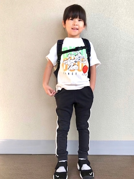 「ZARA KIDS」｜「アイテム（その他）」を使った、なな✿こうさん（キッズ・110cm）の夏コーディネート