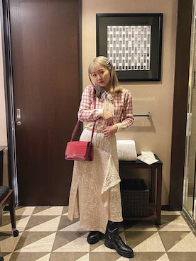 「GRL（グレイル）のアイテム（トップス）」を使った、ayaneさん（レディース・153cm）の冬コーディネート