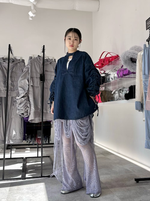 セール】ANNA SUI NYC ボタニカルモチーフレースドロスト