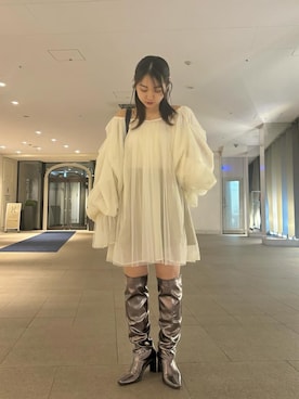 「LA BELLE ETUDE（ラベルエチュード）のアイテム」を使った、ayaneさん（骨格ウェーブ・レディース・153cm）の春コーディネート