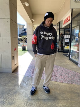 SHINYA KASHIWAGIさん（メンズ・177cm）の冬コーディネート